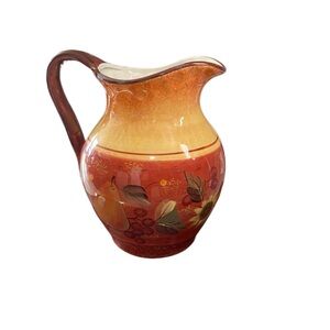 Certified International Autumn Harvest Ceramic Pitcher